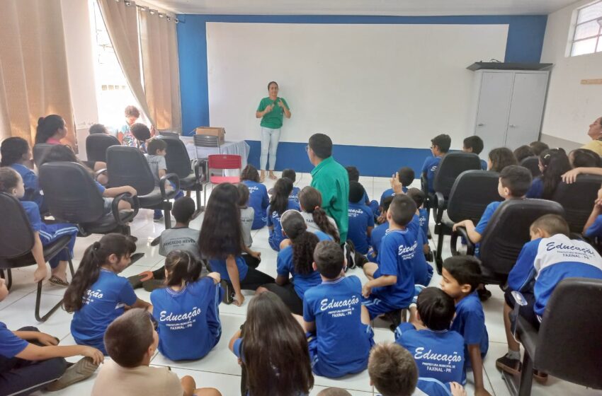  Saúde de Faxinal realiza palestra sobre prevenção à Dengue nas escolas