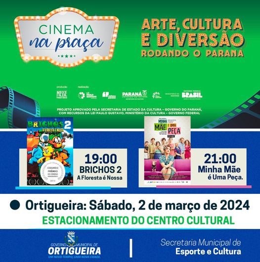  Cinema na Praça em Ortigueira