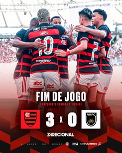  Flamengo derrota Volta Redonda no Maracanã