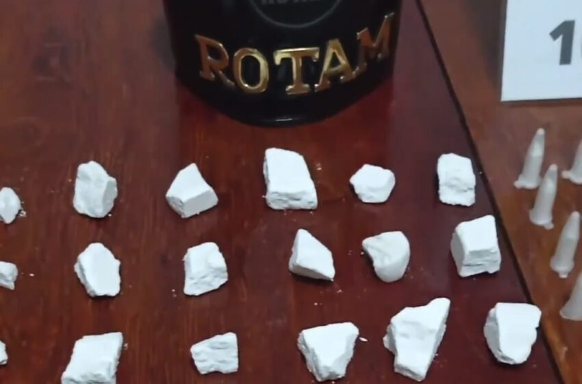  Rotam apreende cocaína avaliada em R$10 mil em Kaloré e prende traficante