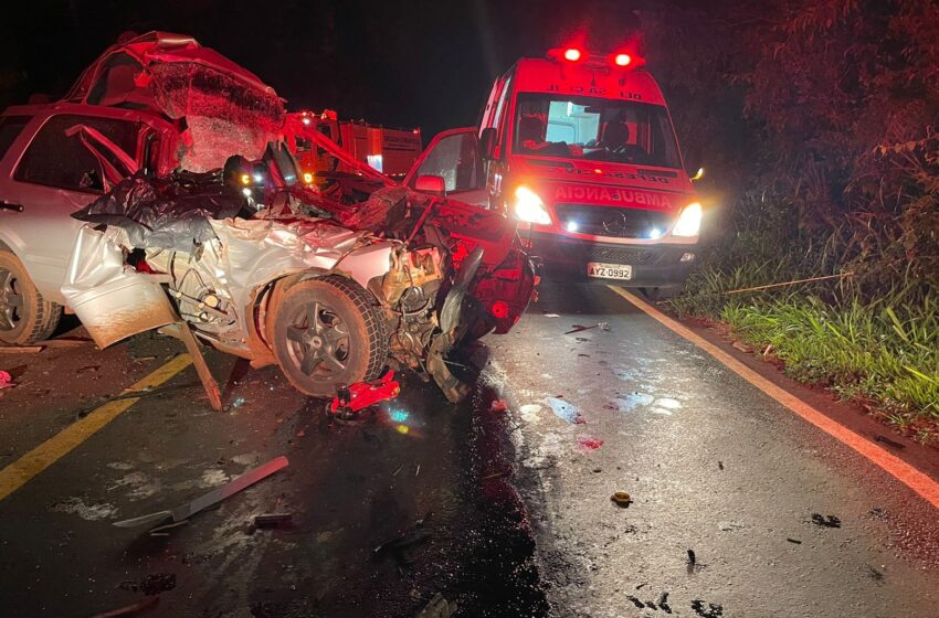  Mulher morre após acidente entre São Pedro do Ivaí e Bom Sucesso