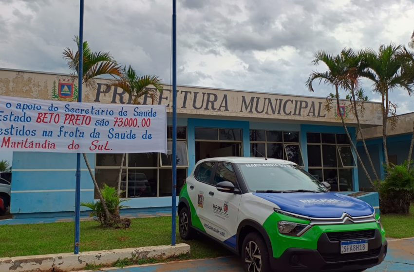  Marilândia do Sul recebe novo veículo para a saúde