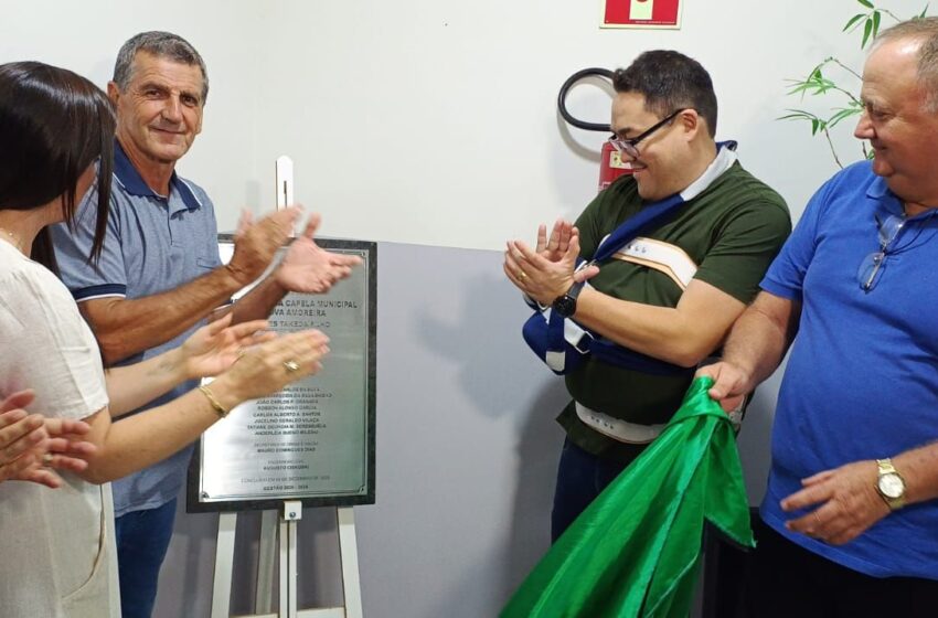  Prefeitura de Marilândia do Sul entrega Capela Mortuária à comunidade de Nova Amoreira