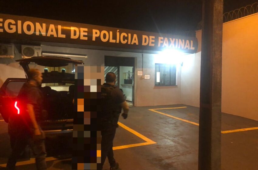  Polícia Civil de Faxinal prende homem procurado por tráfico no Mato Grosso do Sul