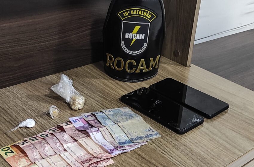  Rocam encontra drogas dentro de camisinha; dupla é presa em Apucarana