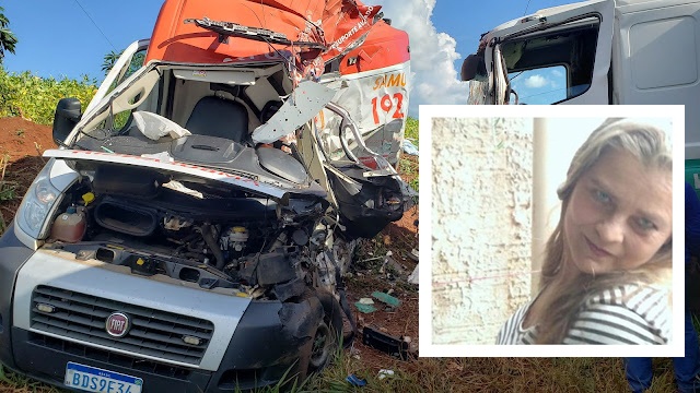  Vítima que estava na ambulância do SAMU de Faxinal morre um mês após o acidente