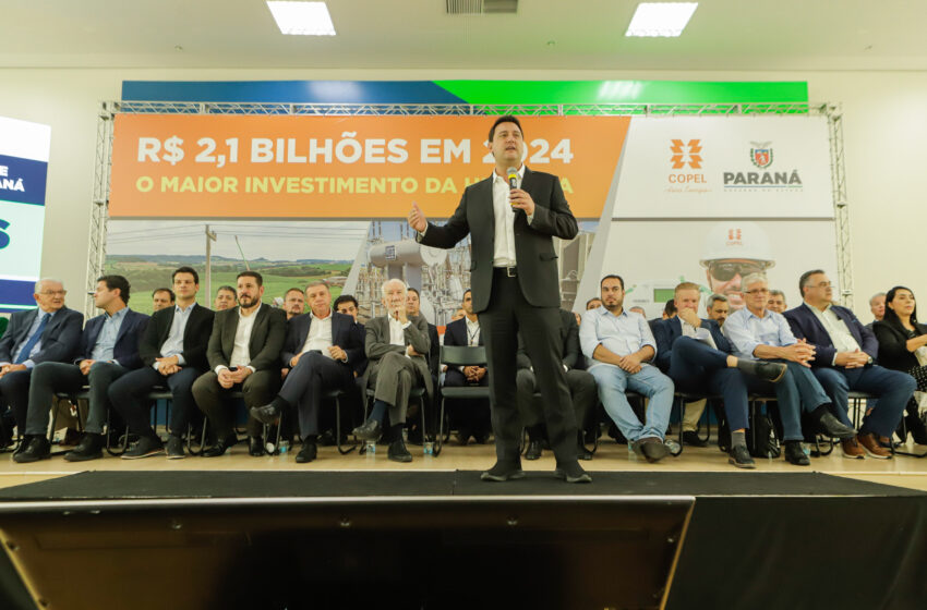  Copel apresenta investimento recorde de R$ 2,1 bilhões em distribuição de energia em 2024