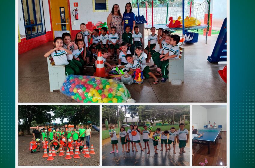  Lidianópolis entregou vários kits de Materiais Escolares e Material Esportivo