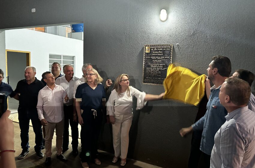  Prefeitura de São Pedro do Ivaí inaugura barracão industrial