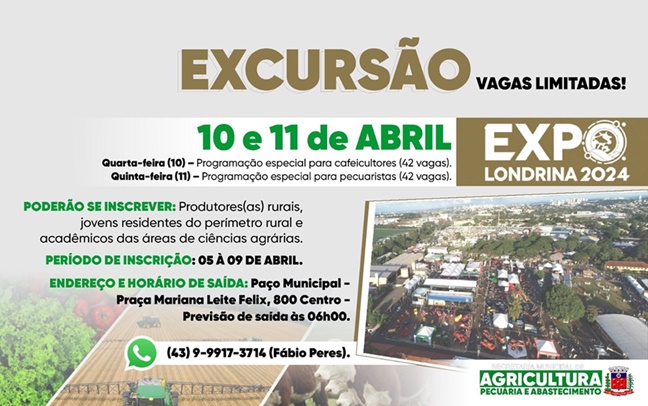  Excursão de Jardim Alegre para a Expo Londrina 2024