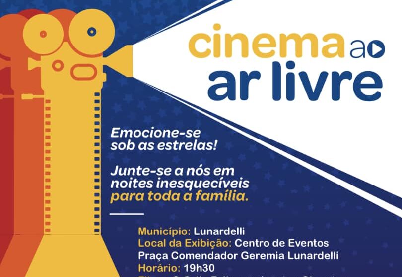  Cinema ao Ar Livre em Lunardelli