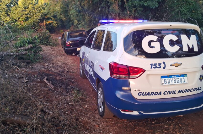  GCM encontra carro furtado em Apucarana