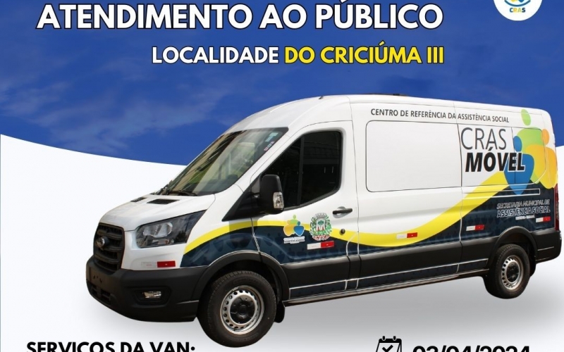  CRAS Móvel de Reserva chega nesta semana em Criciúma 3 e Leonardos