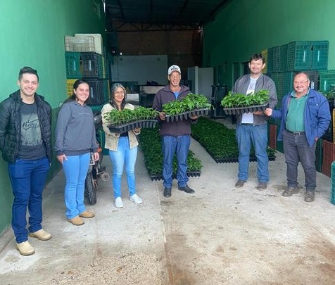  Secretaria de Agricultura de Cândido de Abreu entrega 11 mil mudas de maracujás a agricultores