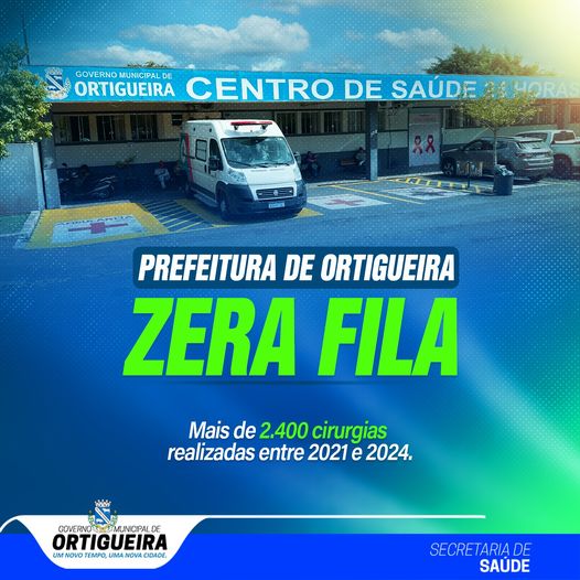  Prefeitura de Ortigueira zerou a fila de mais de 2.400 cirurgias eletivas