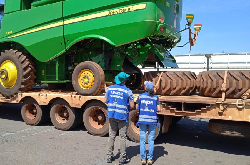  Para prevenir pragas, Adapar normatiza acesso de máquinas agrícolas ao Paraná