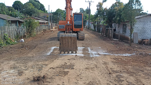  Prefeitura de Grandes Rios realiza diversas obras importantes