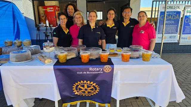  Rotary Club de Borrazópolis agradece à comunidade por apoio em Feira de Sobremesas