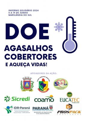  “Aqueça Vidas”: Campanha para arrecadar agasalhos segue até quarta-feira (19)