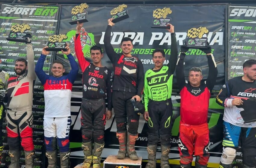  Pilotos de Marilândia do Sul são destaque em campeonato paranaense de Motocross