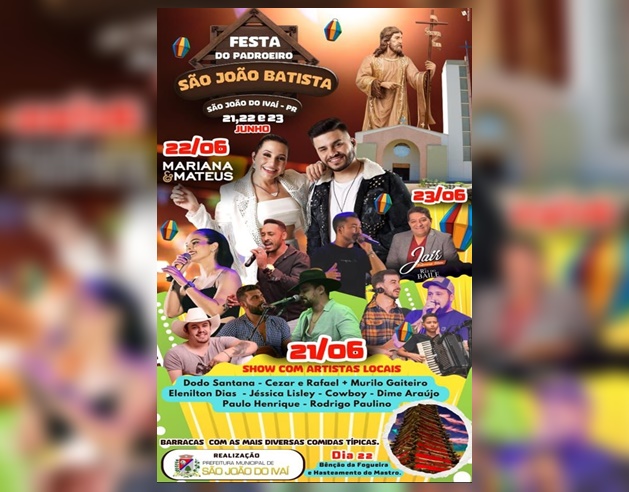  Festa do Padroeiro São João Batista em São João do Ivaí