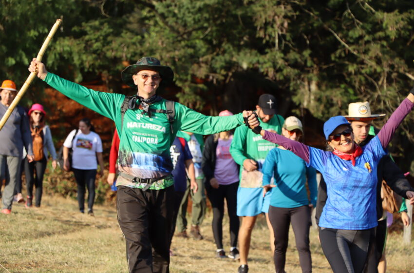  9ª Caminhada na Natureza de Ivaiporã atrai amantes de rapel e tirolesa ao Salto do Bulha