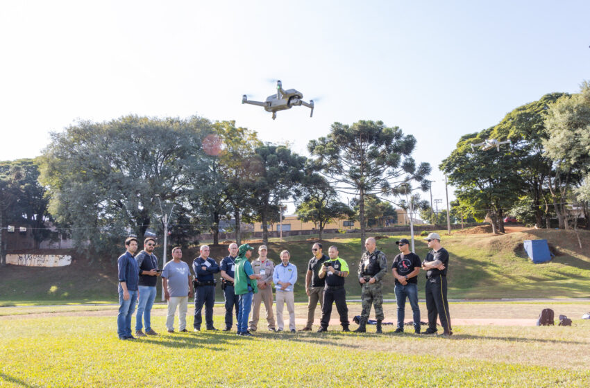  Apucarana capacita agentes de segurança e da saúde na operação de drones