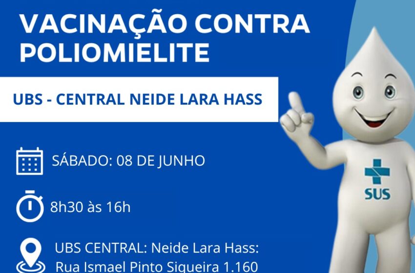  Faxinal realiza ′dia D′ de vacinação contra a Poliomielite neste sábado dia (08)