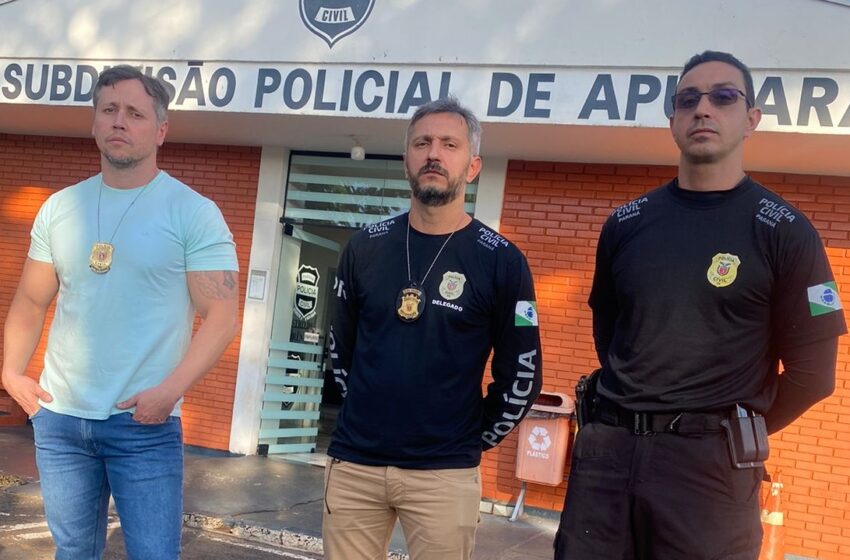  Polícia Civil de Apucarana prende homem envolvido em 4 assassinatos