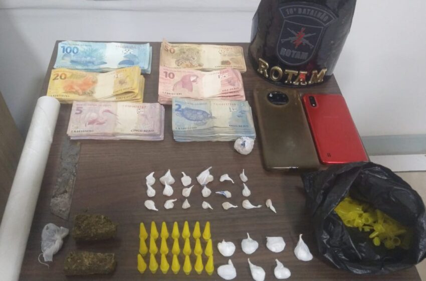  PM prende três homens envolvidos com o tráfico de drogas em Apucarana