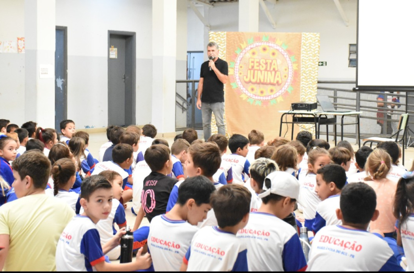  Palestras são realizadas em escolas de Marilândia do Sul