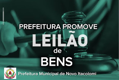  Prefeitura de Novo Itacolomi realizará leilão de diversos bens públicos