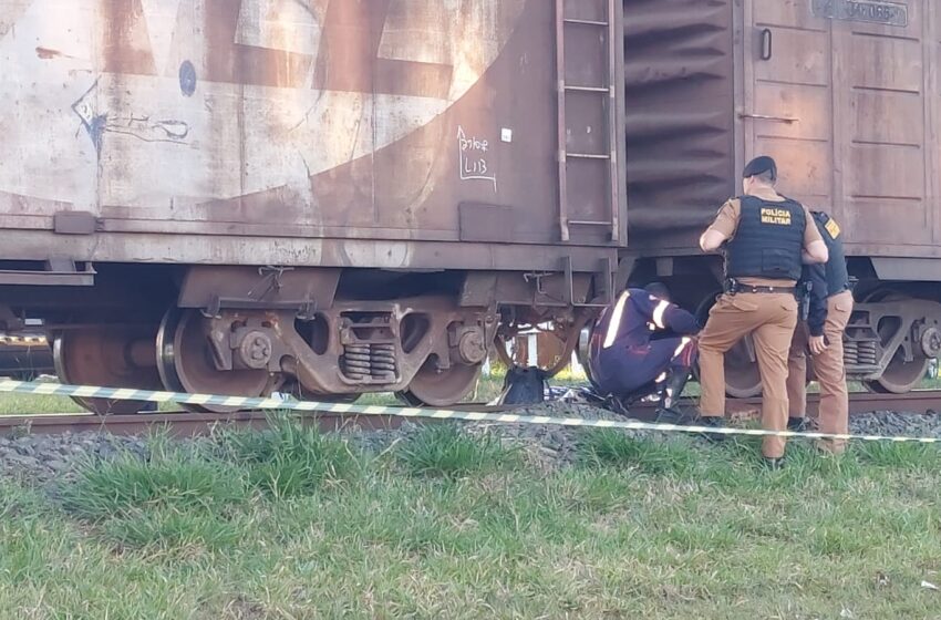  Trabalhador morre após ser atropelado por trem em Arapongas