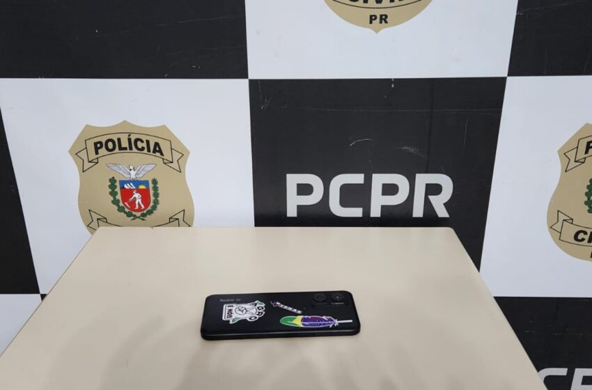  Polícia Civil de Faxinal recupera celular roubado