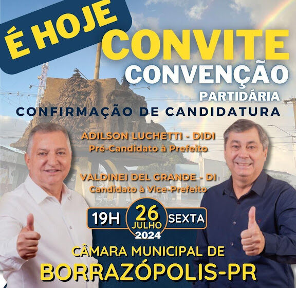  Convenção Partidária em Borrazópolis do PSB, Avante, União Brasil e PRD