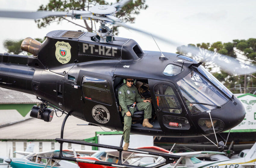  PCPR comemora oito anos do Grupamento de Operações Aéreas com 3.172 missões