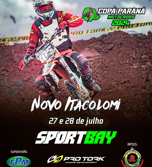  Vem ai, a Copa Paraná Motocross em Novo Itacolomi
