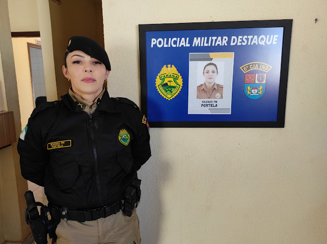  Homenagem à Soldado Jaqueline Mazzo Portela em Solenidade Policial Militar