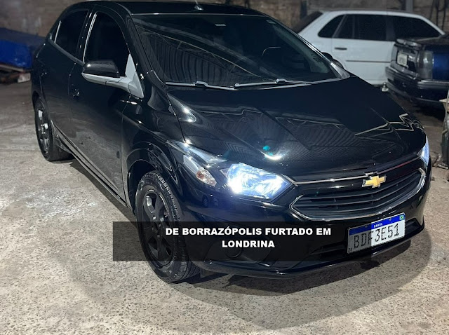  Carro com placas de Borrazópolis foi furtado em Londrina