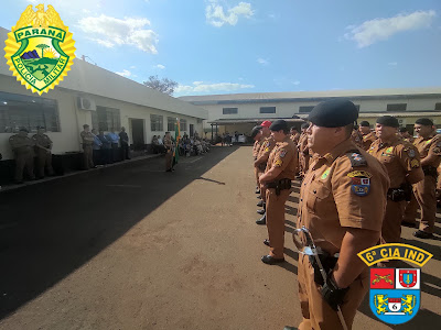  6ª CIPM de Ivaiporã comemora o 170º aniversário da Polícia Militar do Paraná