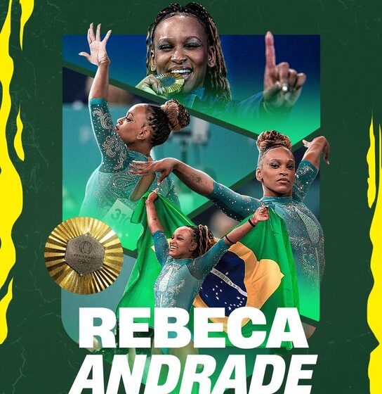  Rebeca Andrade é celebrada por lendas do esporte brasileiro