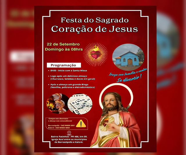  Festa do Sagrado Coração de Jesus em Borrazópolis