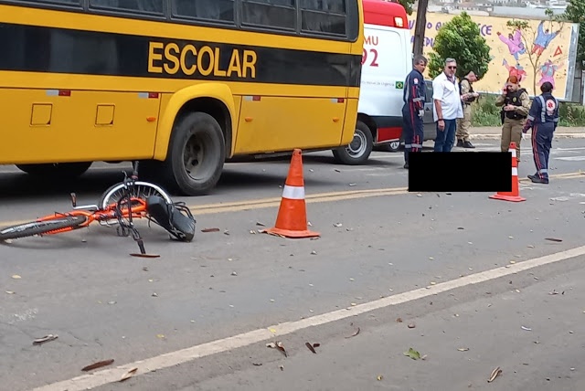  Jovem ciclista morre em acidente envolvendo ônibus escolar em Ortigueira