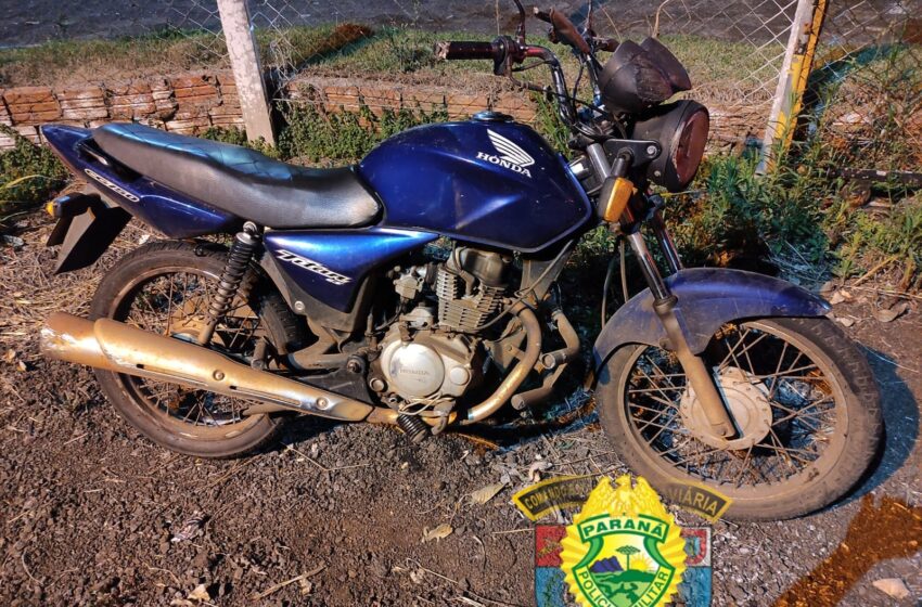  Homem fica ferido após cair de moto entre Jardim Alegre e Ivaiporã