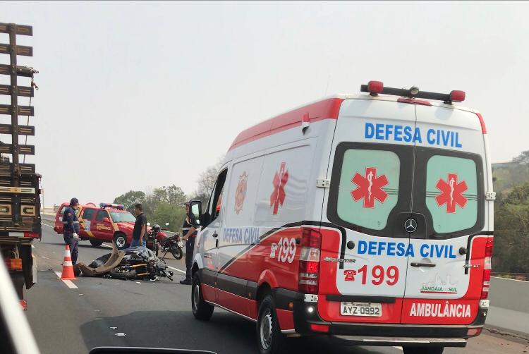  Motociclista morre após acidente em Jandaia do Sul