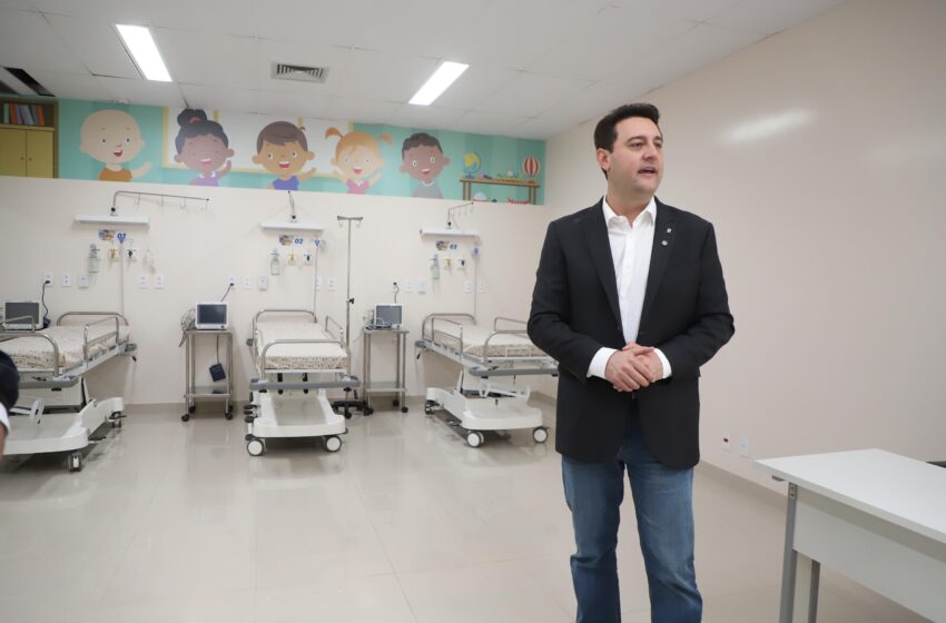  Com R$ 124,2 milhões do Estado, governador inaugura Hospital da Criança de Maringá