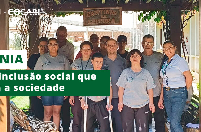  Cocari apoia a inclusão social com o Projeto Cultivando Cidadania