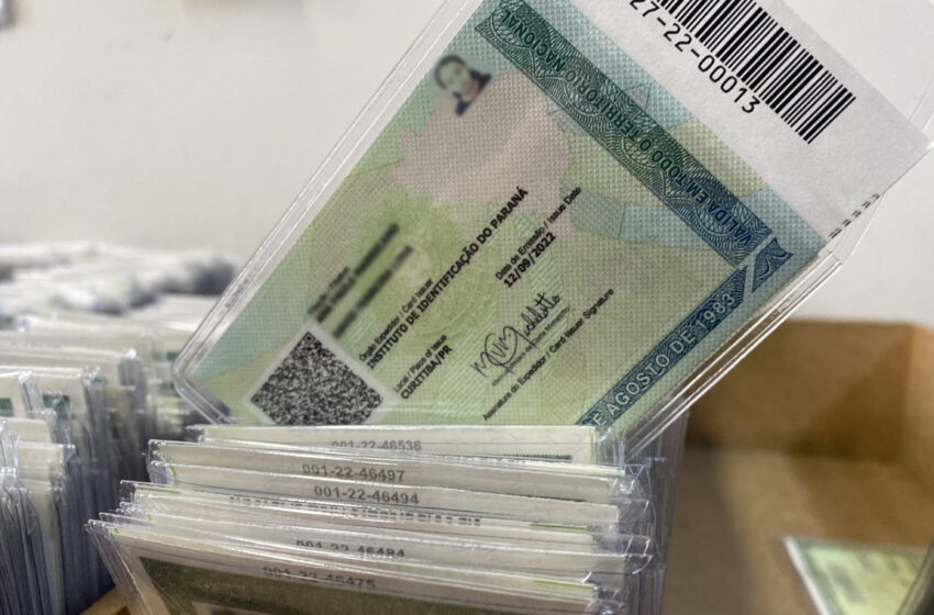  PCPR chega em setembro à marca de 1 milhão de novas Carteiras de Identidade Nacional