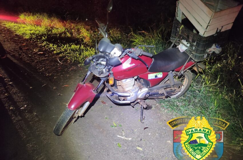  Motociclista atropela idoso na PR-466 em Ivaiporã