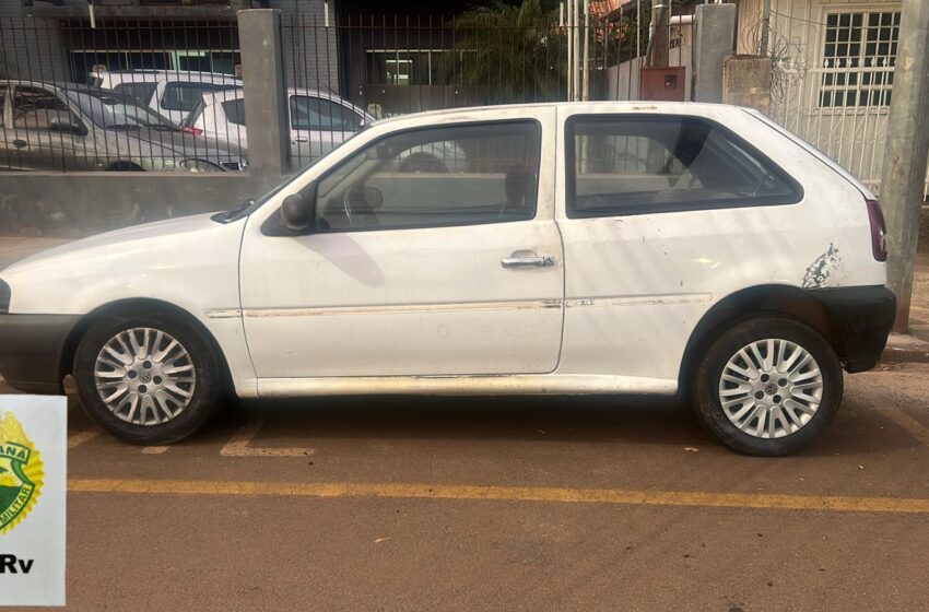  PRE apreende adolescentes e recupera carro furtado em Rolândia